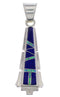 Man Made Lapis And Blue Opal Pendant EX43300